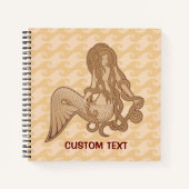 Carnet Assis Sirène Beige (Devant)