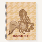 Carnet Assis Sirène Beige (Devant)
