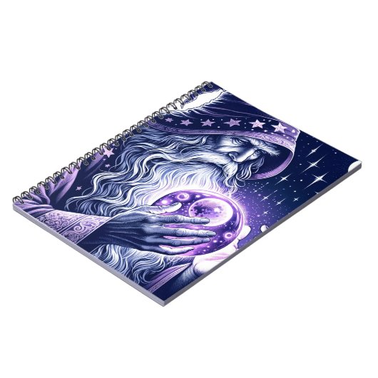 Carnet Assistant Boule de cristal de regard de l'espace c (Côté gauche)