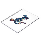 Carnet Assistant Chat Halloween sorcière Amoureux de les (Côté gauche)