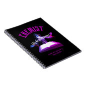 Carnet Assistant | Chimiste | Art Imaginaire | Noir (Côté Droit)