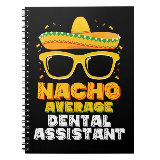 Carnet Assistant Dentaire Pas Moyen Cinco De Mayo (Devant)