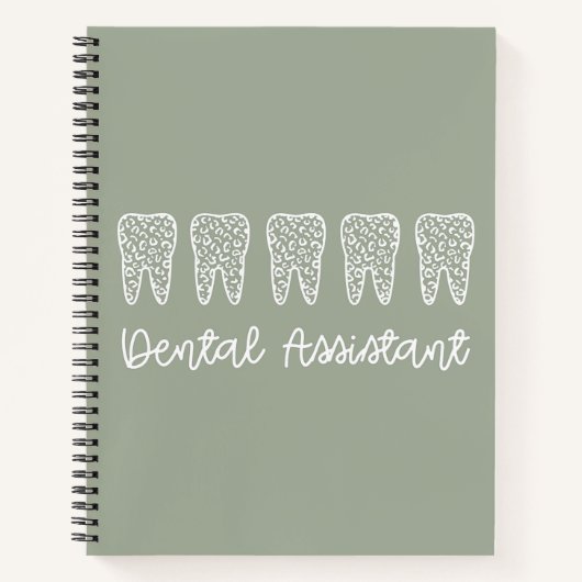 Carnet Assistant dentaire | Venin pour assistant Dentist (Devant)