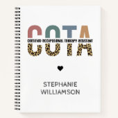 Carnet Assistant en ergothérapie certifié COTA (Devant)