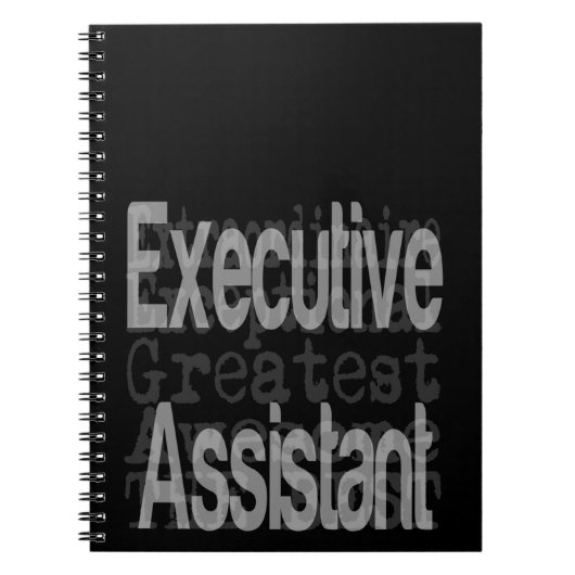 Carnet Assistant Exécutif Extraordinaire (Devant)