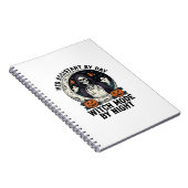Carnet Assistant médical Sorcière d'Halloween Gravure Vin (Côté Droit)