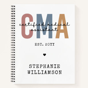 Carnet Assistant Médicale certifié CMA personnalisé