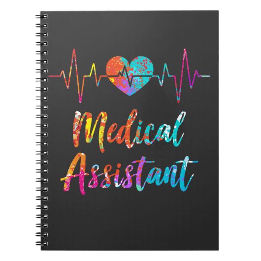Carnet Assistant Médicale Heartbeat Nursing Hospital Hear (Devant)