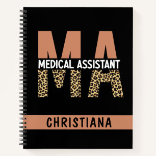 Carnet Assistant Médicale MA personnalisé Empreinte de lé