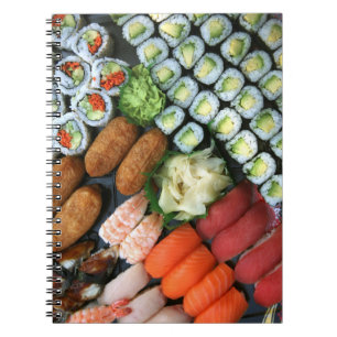 Carnet Assortiment de favoris de sushi japonais
