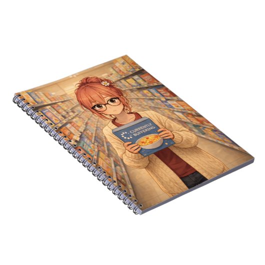 Carnet Aster™ Currently Buffering Spiral Notebook Cute  (Côté Droit)