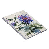 Carnet Aster - Fleurs à l'aquarelle (Côté Droit)