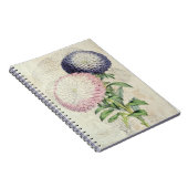 Carnet Asters nains vintages à fleurs (Côté Droit)
