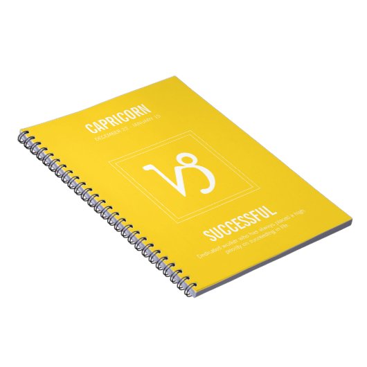 Carnet Astrologie Capricorne (Côté Droit)