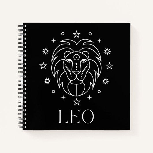 Carnet Astrologie de Leo Zodiac (Devant)