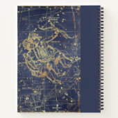 Carnet Astrologie Gemini Horoscope Sketbook avec nom (Dos)
