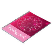 Carnet Astrologie roue du zodiaque moderne tendance (Côté gauche)