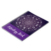 Carnet Astrologie roue du zodiaque tendance moderne (Côté gauche)
