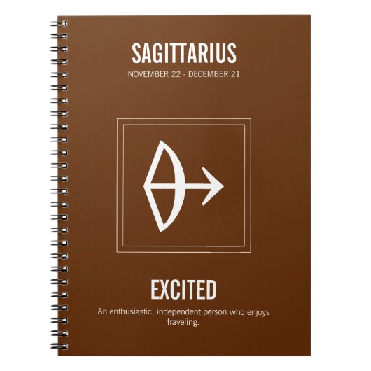 Carnet Astrologie Sagittaire (Devant)