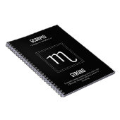 Carnet Astrologie Scorpio (Côté Droit)