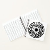 Carnet Astrologie vintage Roue Zodiaque (Intérieur)