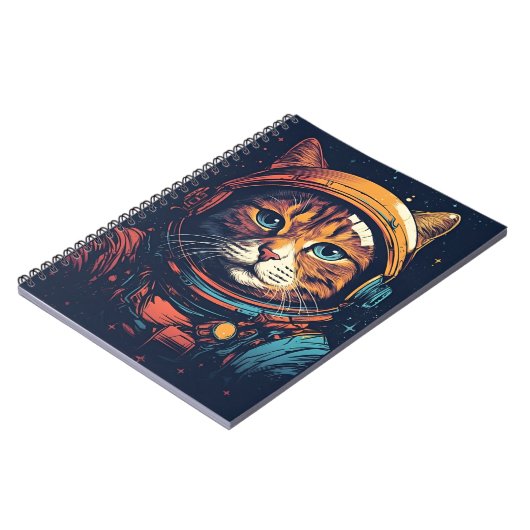 Carnet Astronaut de chat (Côté gauche)