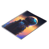 Carnet Astronaut World Discovery Peinture Univers Humain (Côté gauche)