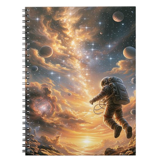 Carnet Astronaute Astronomie Voyage Spatial Planètes (Devant)