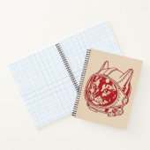 Carnet Astronaute chat vintage (Intérieur)