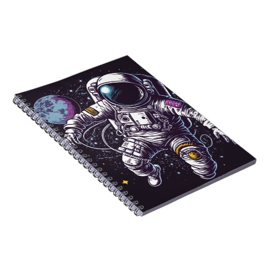 Carnet Astronaute dans l'espace (Côté Droit)