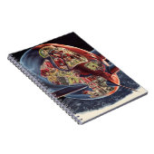 Carnet Astronaute de la science-fiction vintage Rocket (Côté Droit)