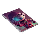 Carnet Astronaute du petit Alien rouge (Côté Droit)