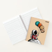 Carnet Astronaute Fantaisiste Mignon, Planète Espace Exté (Intérieur)