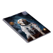Carnet Astronaute Labrador dans l'Espace École des Enfant (Côté Droit)