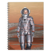 Carnet Astronaute Mars - Explorateur de l'espace sur une (Devant)