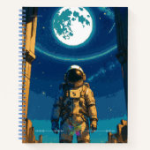 Carnet Astronaute sous la Porte Céleste Premium (Devant)