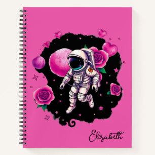Carnet Astronaute Valentine Rose