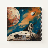 Carnet Astronome de l'espace extra-atmosphérique, astrono (Dos)