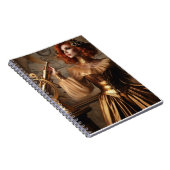 Carnet Astronome en or victorien Steampunk (Côté Droit)