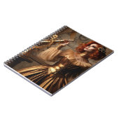 Carnet Astronome en or victorien Steampunk (Côté gauche)
