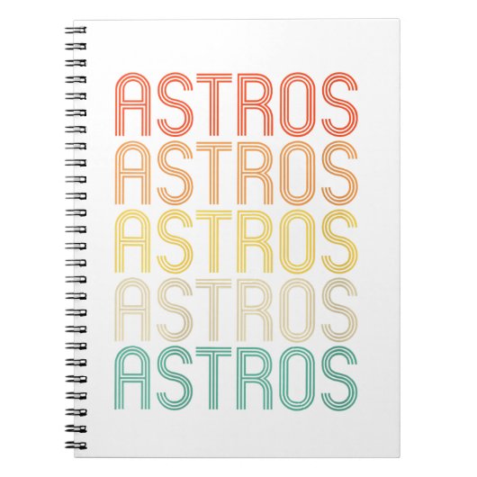Carnet Astros féminines  (Devant)