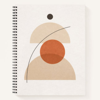 Carnet Asymmetric Minimal Geometric Art – Modern Abstract