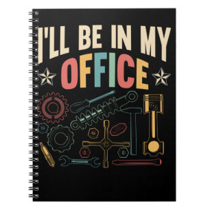 Carnet Atelier de bureau de l'artisan rétro Funny Car M