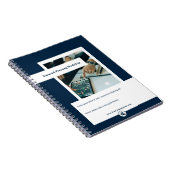 Carnet Atelier de planification financière blanc et bleu (Côté Droit)