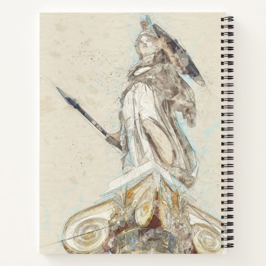 Carnet Athéna - Statue grecque classique Art (Dos)