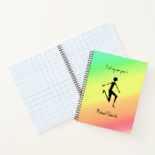 Carnet Athlète Silhouette Coloré, Super (Intérieur)