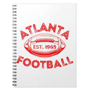 Carnet Atlanta Football Style Vintage