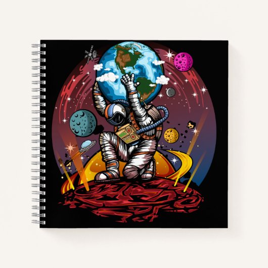 Carnet Atlas Space Man (Devant)
