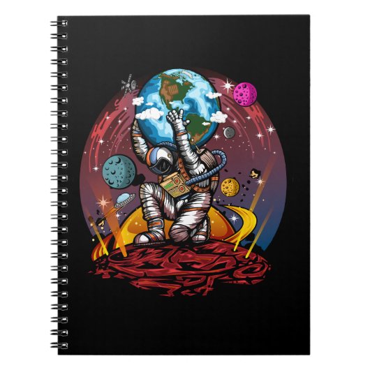 Carnet Atlas Space Man (Devant)