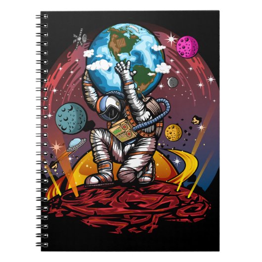 Carnet Atlas Space Man (Devant)